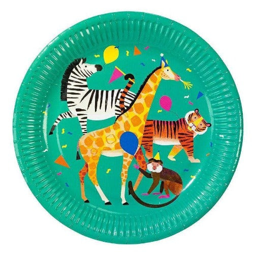 Party Animal Paper Dinner Plates