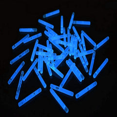 1.5 Inch Aqua Mini Glow Sticks - Pack of 50