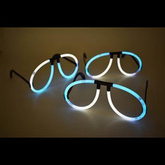 Glow Eyeglasses Bi-Color - Aviator Style- Bi Aqua/White