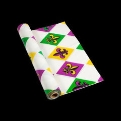 Mardi Gras Table Roll - 100 Feet