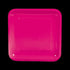 Hot Pink Square Paper Dinner Plates