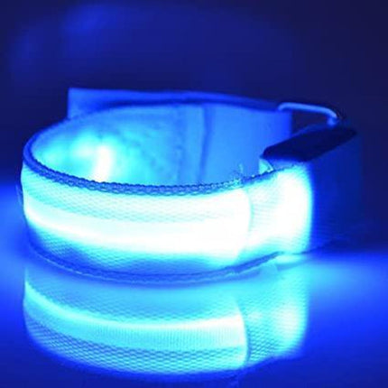 LED Light Up Sports Arm Bands - Pack of 4 Armbands | PartyGlowz