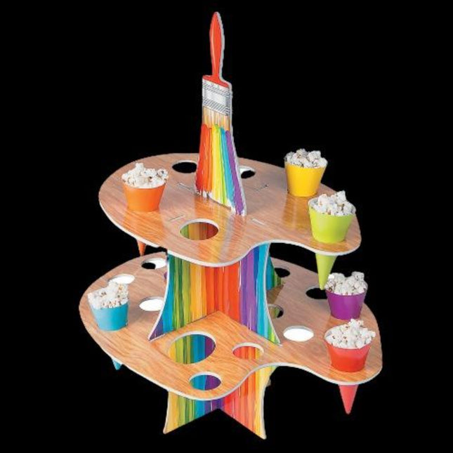 Artist Party Treat Stand with Cones