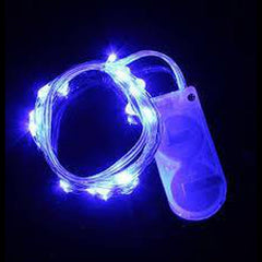 20 Inch Blue Fairy Light Short Wire(Coin Cell Operated)