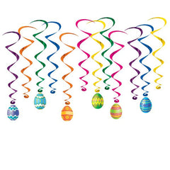 Easter Egg Hanging Swirls