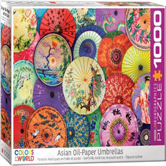 Asian Oil Paper Umbrellas 1000pc Puzzle