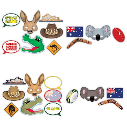 Australian Photo Booth Props