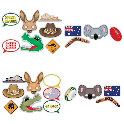 Australian Photo Booth Props