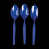 Navy Blue Color Plastic Spoons