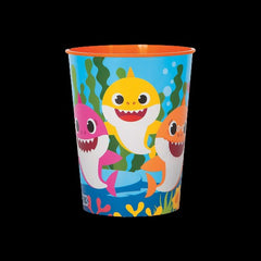 16 Oz Baby Shark Plastic Cup