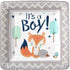 Baby Boy Fox  Dessert Plates