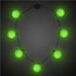 LED Light Up Green Ball Necklace