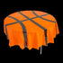 Basketball Round Plastic Tablecloth