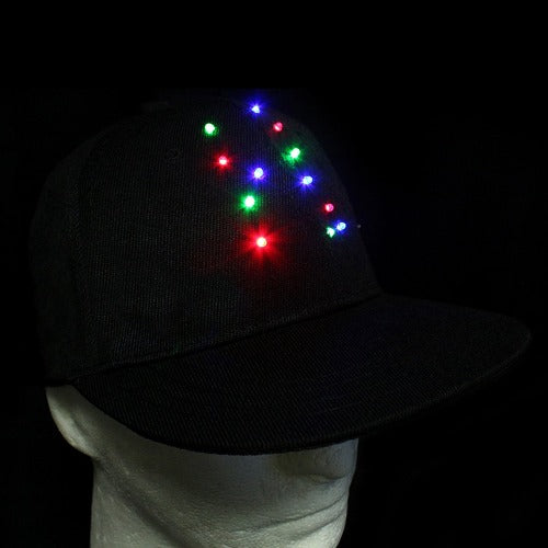 Black LED Baseball Hat