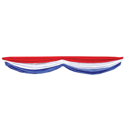 Patriotic Fabric Bunting Decoration | PartyGlowz