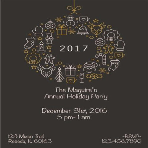 Christmas Images Holiday Card or Invitations