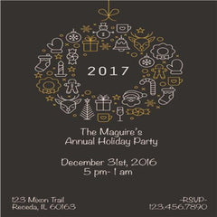 Christmas Images Holiday Card or Invitations