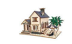 Natural Wood 3D Puzzle Beach House Craft Building Set