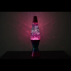 14.5 inch 20oz Berry Rainbow Lava Brand Glitter Lamp