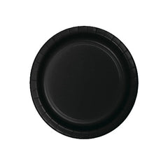 Black Party Dinner Plates