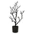 14" Black Halloween Branch Tree With Pot - Pack of 5 Trees