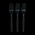Black Solid Color Plastic Forks