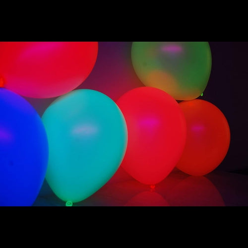 Blacklight Reactive Latex 5 inch Decorator Balloons - Assorted