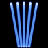 12 Inch Premium Blue Jumbo Glow Sticks - Pack of 10