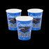 9 Oz Congrats Grad Blue Color Paper Cups