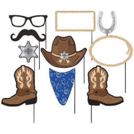 Blue Bandana Photo Prop Kit