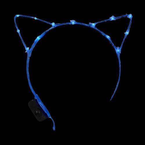 LED Light Up Kitty Cat Ear Headband