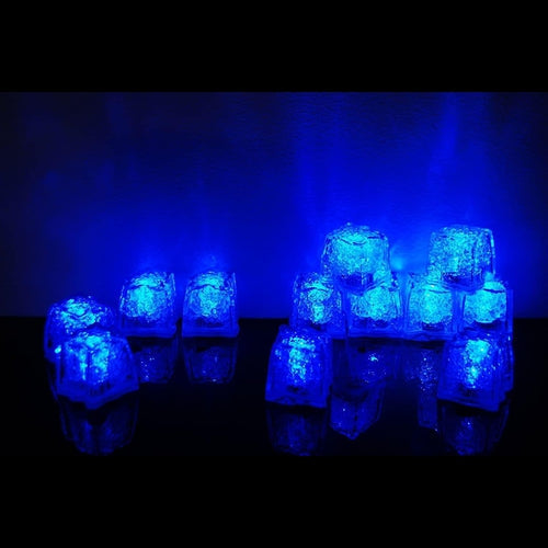 3 Mode Light up Blue LED Ice Cubes