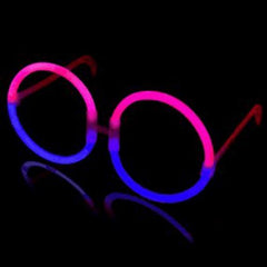 Ammy Glow 100 glow sticks bulk - glow in the dark party supplies with eye  glasses kit-bracelets necklaces and more-12 hours glow party