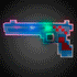 LED Pixel Gun - Blue Red