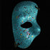Aqua Half Face Glitter Mask - Pack of 2 Sparkly Masks