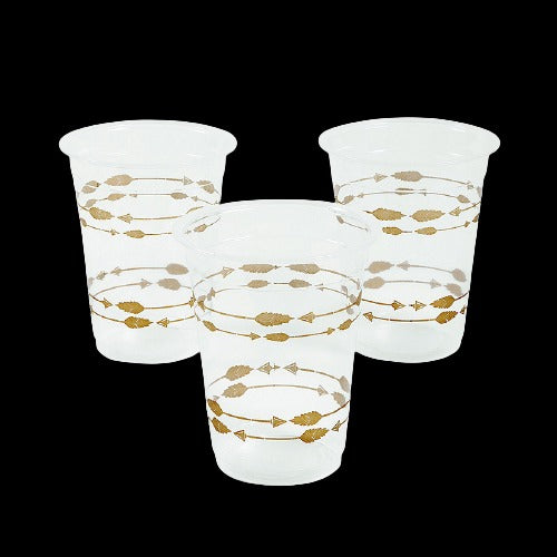 16 Oz Tribal Boho Party Plastic Cups