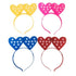 Double Heart LED Headbopper