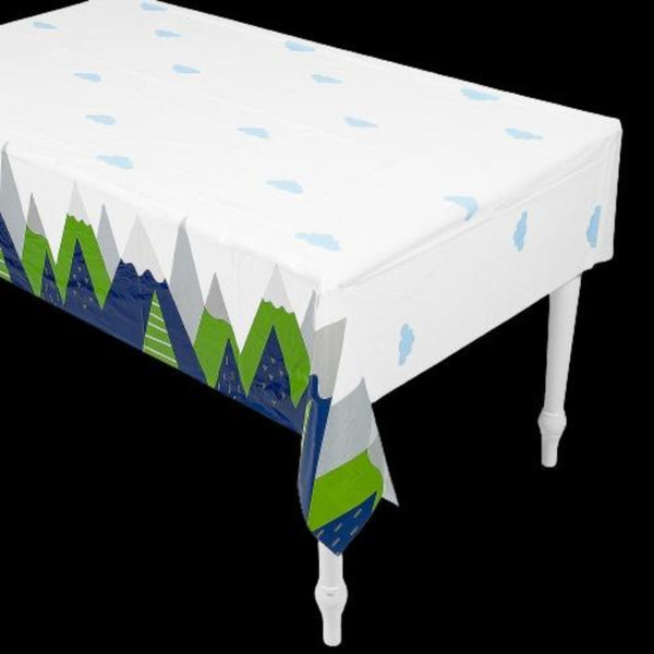 Born to Move Mountains Plastic Tablecloth