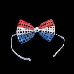 Light Up Patriotic Bow Tie - Pack of 6 Bow Ties