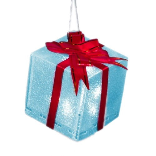 Light Up Color Changing Christmas Decoration Mini Gift Box