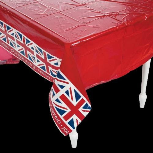British Party Plastic Tablecloth