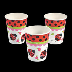 9 Oz Little Ladybug Paper Cups
