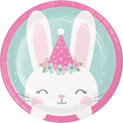 Bunny Party Dessert Plates
