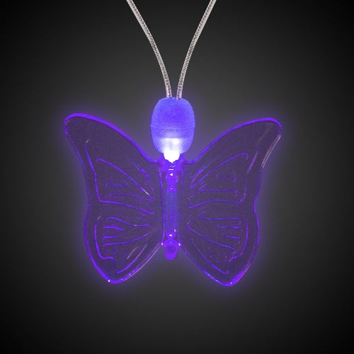 LED Butterfly Necklace