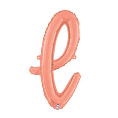 24  Script Letter "L" Rose Gold (Air-Fill Only)