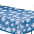 Snowflake Clear Overlay Table Cover