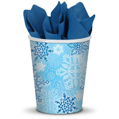 Snowflake 9 oz Cups