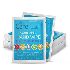 Individually Packed Hand/Face/Surface Fragnance Free Alcohol Wipes-110 Wipes Pack