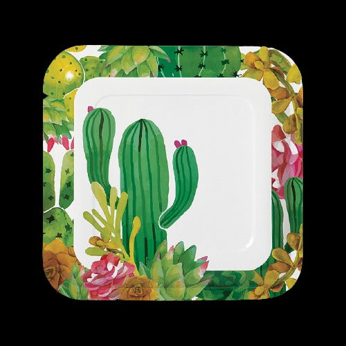 Cactus Party Paper Dinner Plates