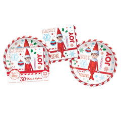 Elf on the Shelf Christmas Party Tableware Pack